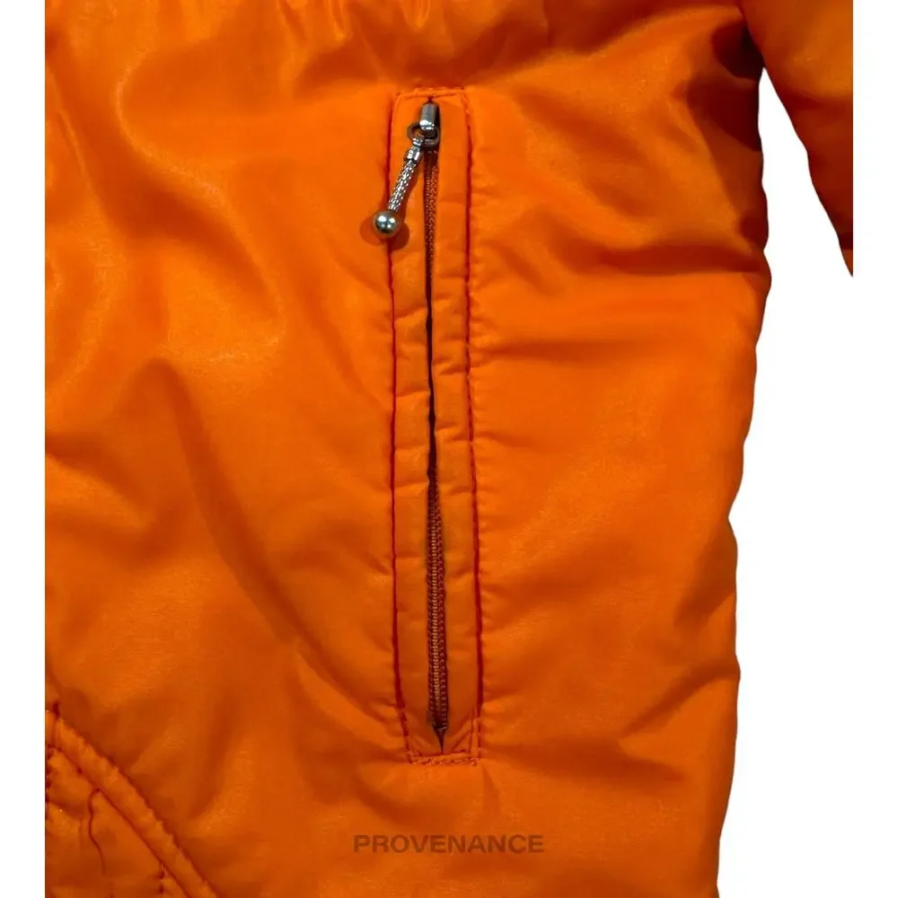 🔴 Moncler Light Ski Jacket - Orange 2 M